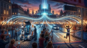 Lightning wins marathon, Agibot deploys and data converges.