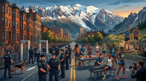 Boston security expands, elites reveal recovery, UTMB ends.