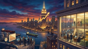 S&P 500 hits record, banks beat, and oil eases on talks.